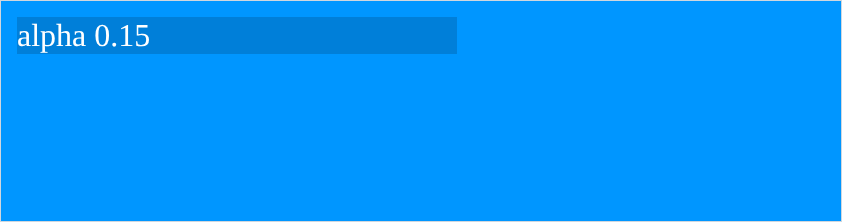 barely visible black on blue