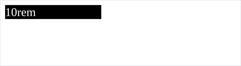 a 160px wide bar