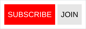 a red subscribe button and a grey join button, both the same size
